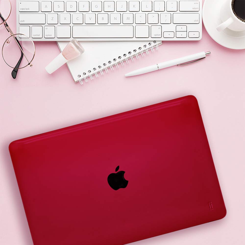Premium Glossy Hard Shell Case for MacBook Pro 13 Inch (2016-2019 Models) - Vibrant Red Protective Cover | Slim Fit, Scratch Resistant Laptop Case for Work, Travel & School