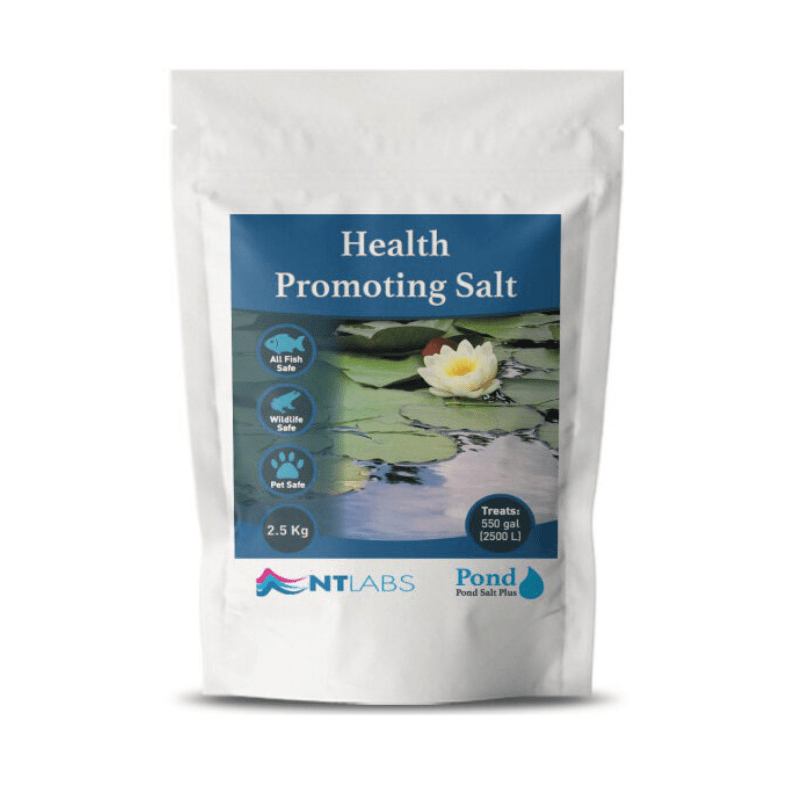 NT LABS Pond Salt - Health Promoting Aquarium Salt for Fish Tanks (2.5kg) | Improves Fish Health & Reduces Stress | Ideal for Koi Ponds, Goldfish Tanks & Water Gardens