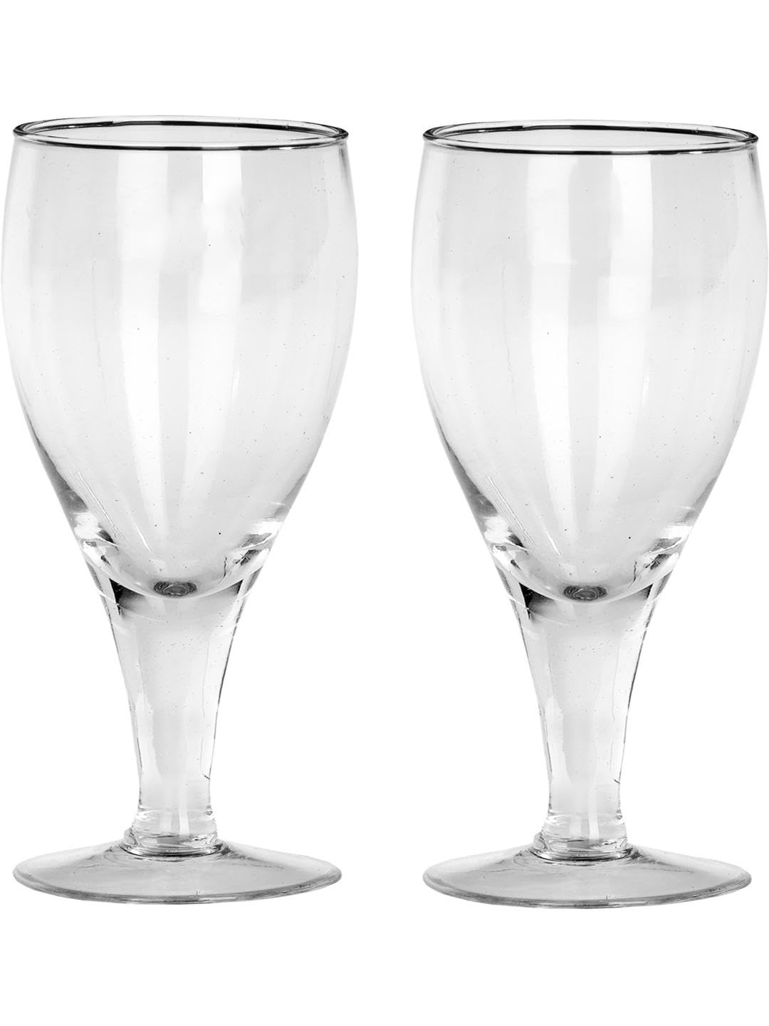 Elegant 180ml Water & Juice Glasses Set of 2 - Perfect for Parties, Weddings & Special Occasions | 6x6x13.5cm