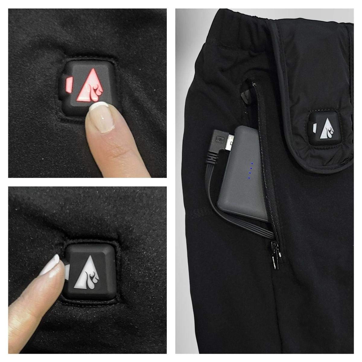 ActionHeat 5V Battery Heated Pants for Women with 3 Heat Zones - Warm Base Layer for Winter Sports & Outdoor Activities | Perfect for Camping, Skiing, Hunting, Fishing, Golf & Cold Weather Adventures