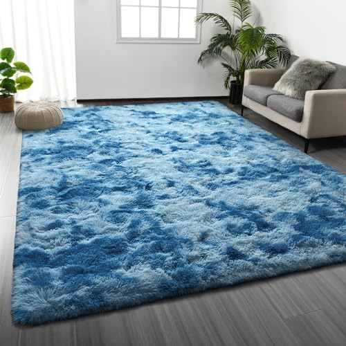 Tie-dyed Bright Blue