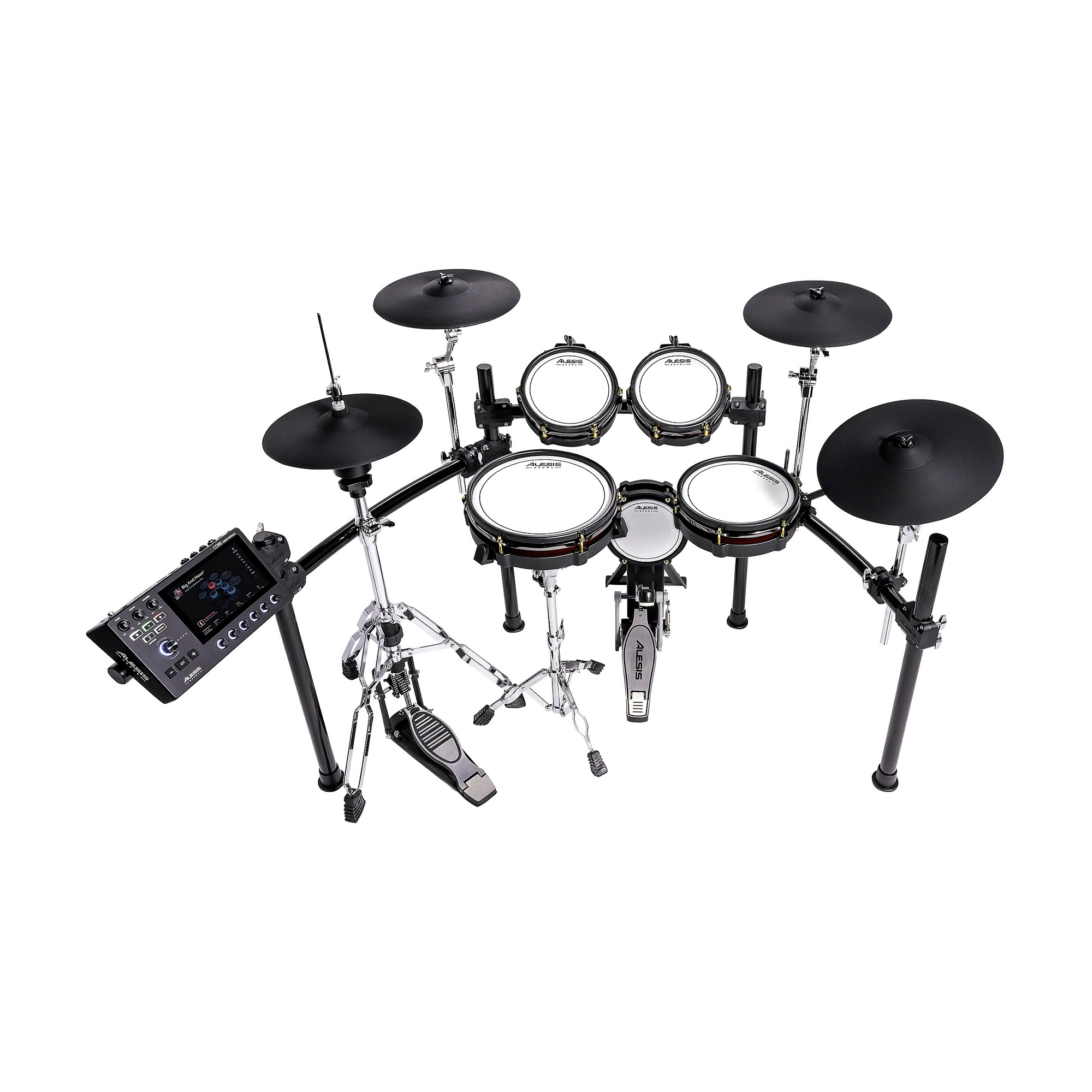Alesis Strata Core 8-Piece Electronic Drum Kit with Mesh Pads & USB MIDI – Perfect for Home Studio, Practice, and Live Performances