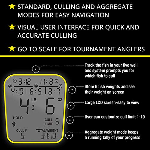 Ultimate Culling Scale 30lb - Digital Fish Weighing Scale for Anglers, Fishing Tournament, Hunting & Outdoor Activities | Portable Waterproof Scale with LCD Display