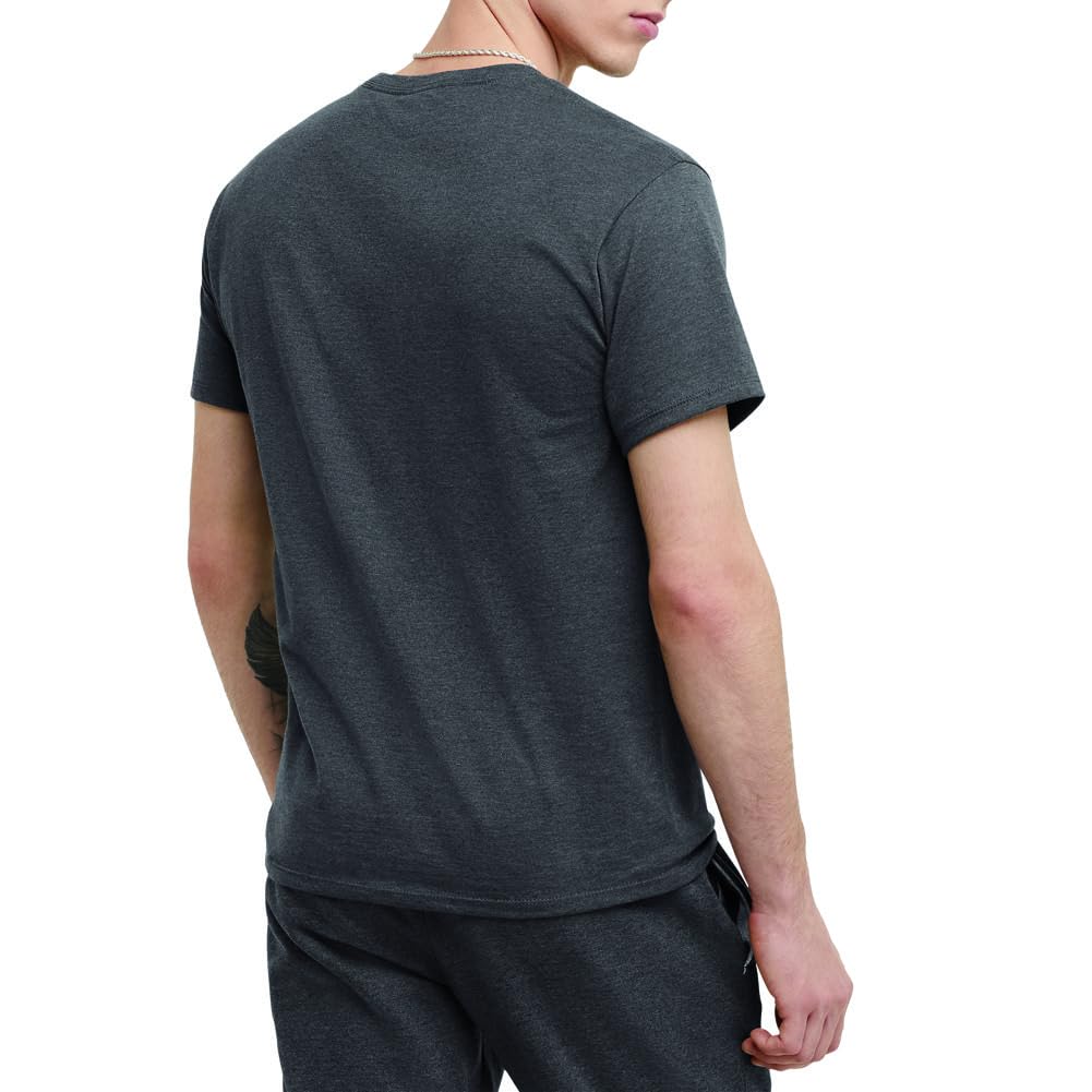 Champion Men's Classic Jersey T-Shirt - Soft Cotton Short Sleeve Tee for Casual Wear, Gym & Everyday Comfort