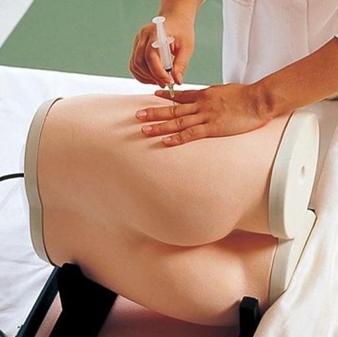 Gluteus Maximus Injection Simulator - Medical Training Model for Intramuscular Shot Practice - Perfect for Nursing Students, Healthcare Professionals & Clinical Skill Development