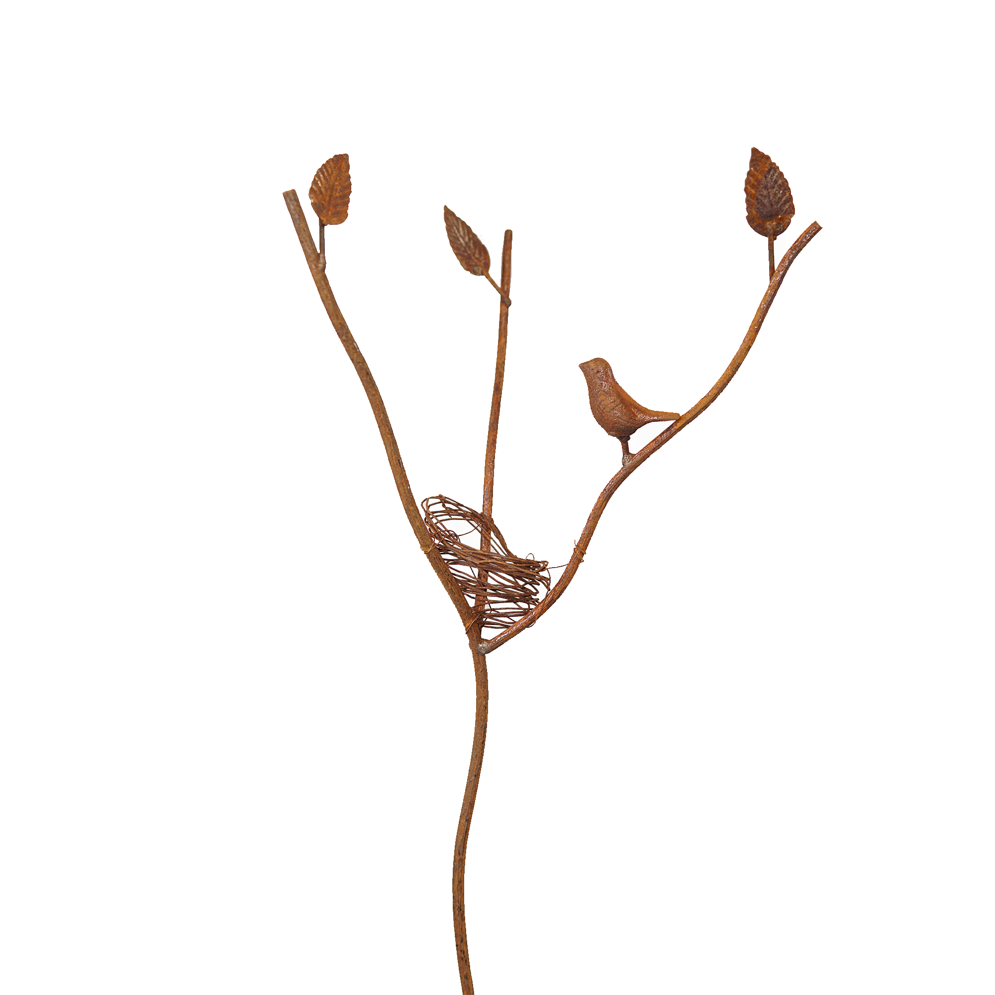 Natural Bird Nesting Stake W3382SM - Attract Wild Birds to Your Garden for Safe Nesting | Perfect for Backyard Birdwatching & Wildlife Habitat Enhancement