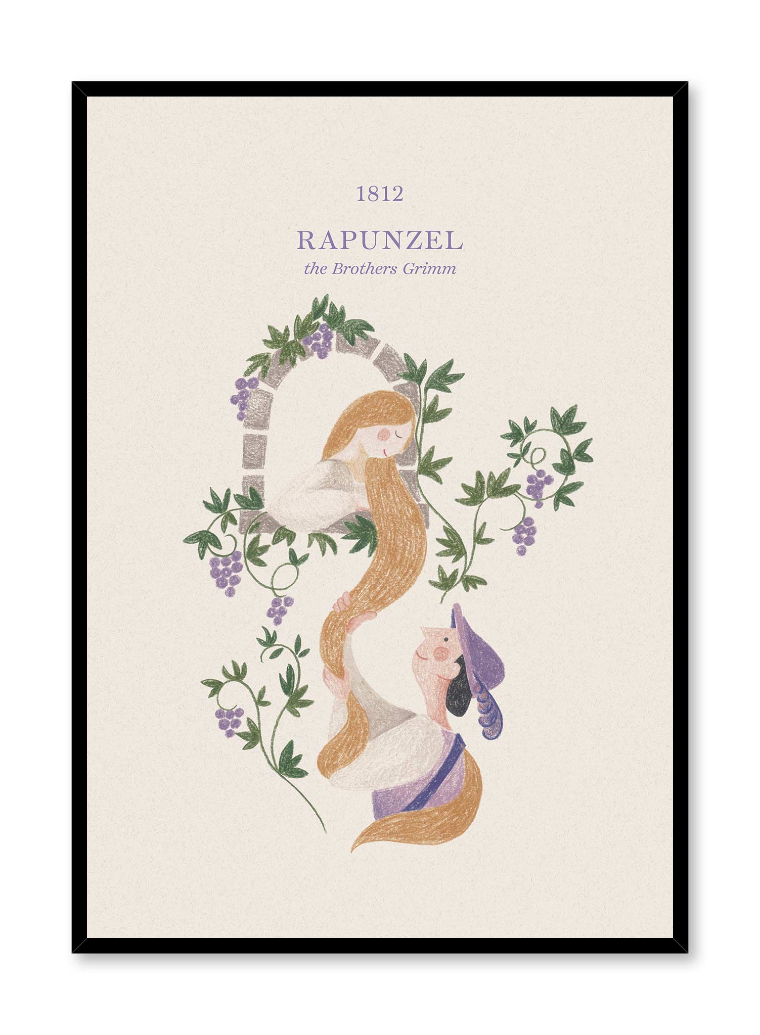 Rapunzel Poster - Disney Princess Wall Art Decor for Kids Room, Nursery, or Classroom - Perfect for Disney Fans & Fairy Tale Lovers