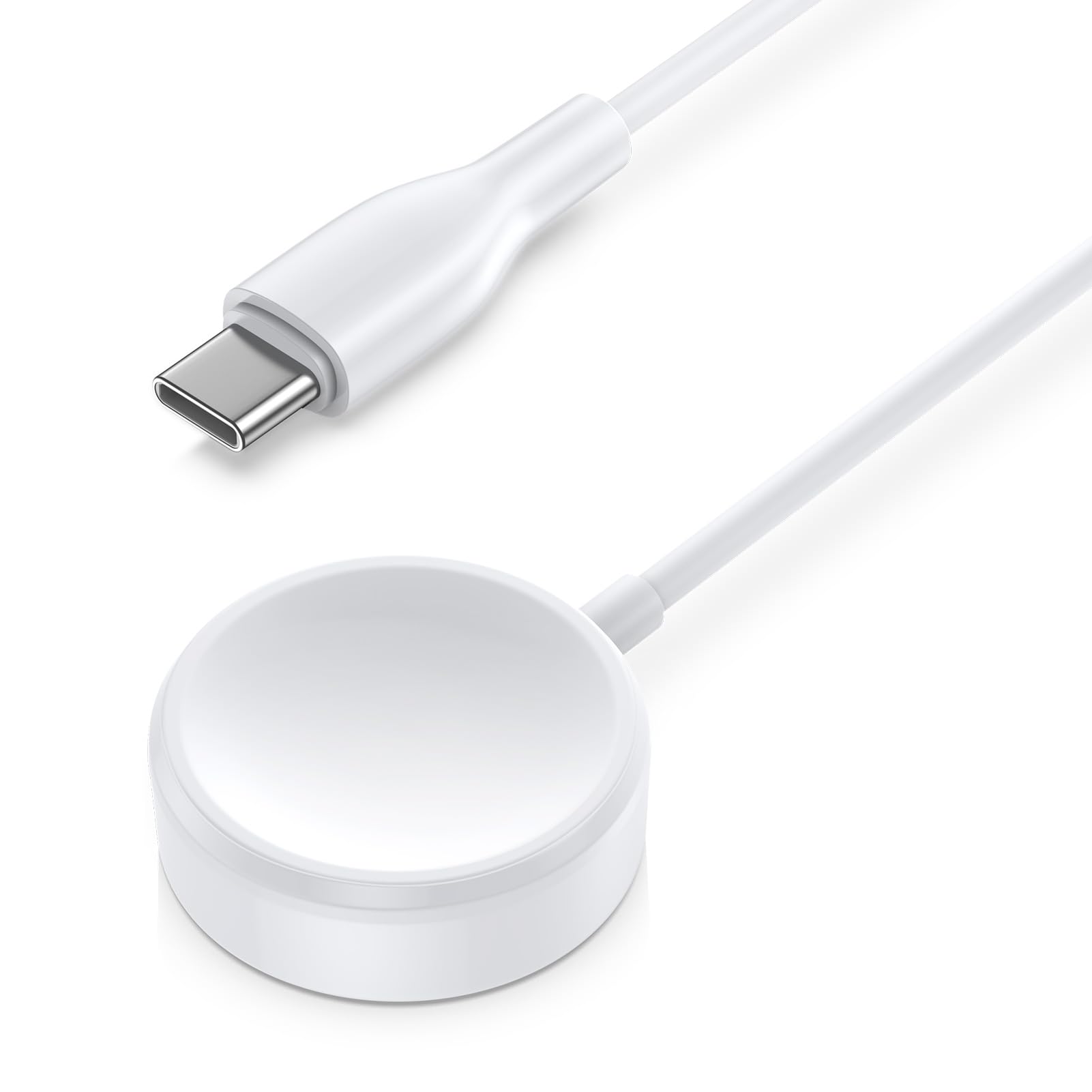 Magnetic Fast Wireless Charger for Apple Watch Series Ultra/9/8/7/6/5/4/3/2/1/SE/SE2 - Portable USB-C Charging Dock Station with Magnetic Pad - Perfect for Home, Office, Travel and Nightstand Charging