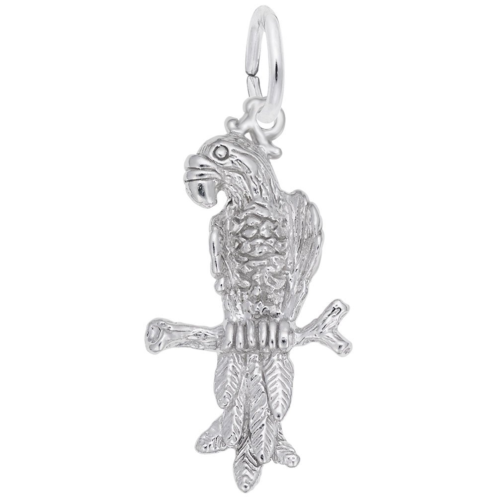 Parrot Charm Pendant - Elegant Jewelry Charms for Bracelets & Necklaces - Perfect for Beach Parties, Tropical Themed Events & Animal Lover Gifts