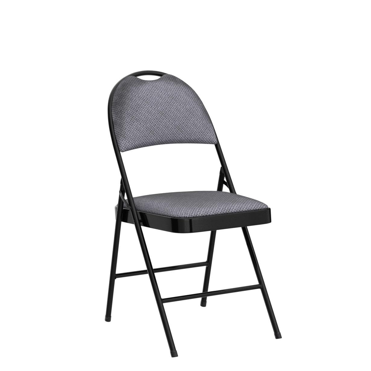 6 Pack Folding Chairs with Padded Seats - Sturdy Steel Frame & Non-Slip Footpads - Portable Stackable Foldable Dining Chairs for Home, Office, Party, Wedding, Camping, and Outdoor Gatherings