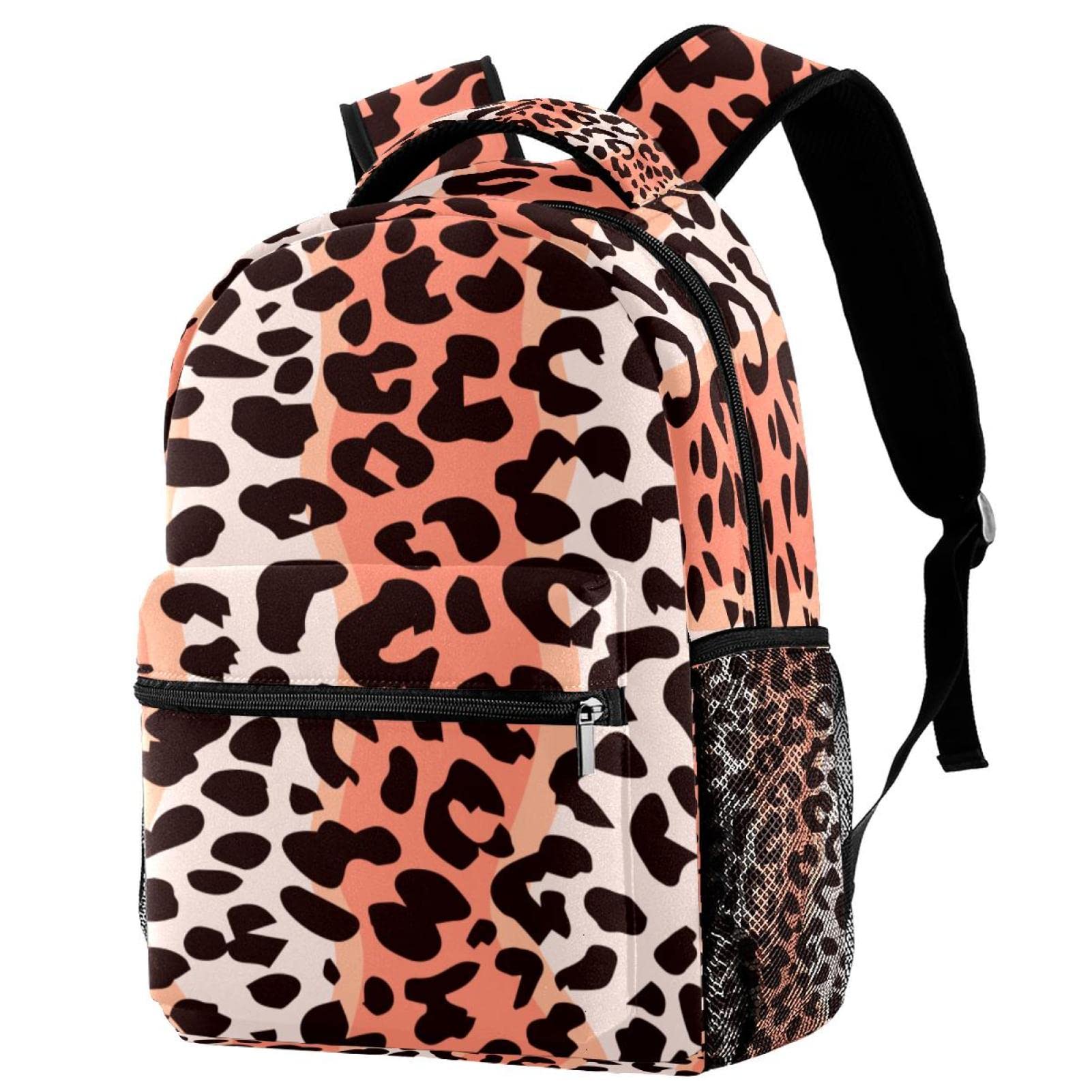 Leopard Print Backpack for Women & Men - School, Travel & Hiking