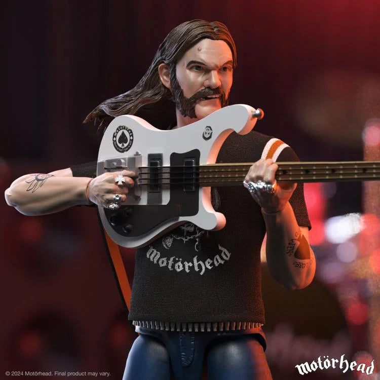 Motorhead Lemmy Kilmister 1981 Tour Action Figure - Ultimate Collectible for Rock Music Fans & Memorabilia Collectors | Perfect for Display, Gifts & Rock Music Enthusiasts