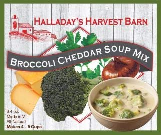 Broccoli Cheddar Soup Mix 2 Pack - Easy to Make Ready to Cook Soup Mix - Gluten Free Instant Soup for Quick Meals & Camping