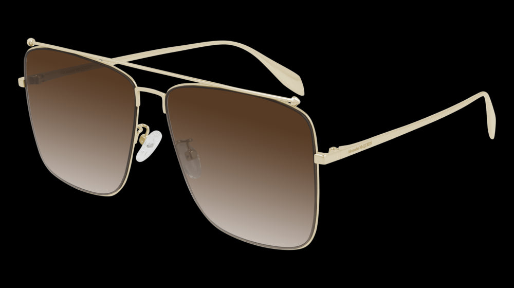 Alexander McQueen AM0318S Sunglasses - Luxury Designer Shades for Men & Women - UV Protection & Polarized Lenses - Perfect for Outdoor Activities, Travel & Fashion