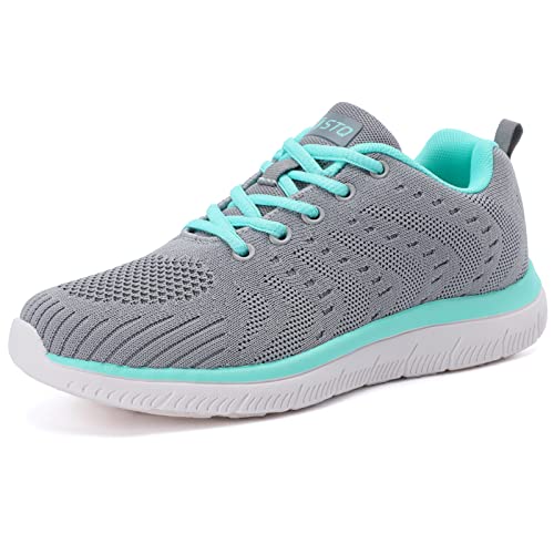 Light Grey/Aqua