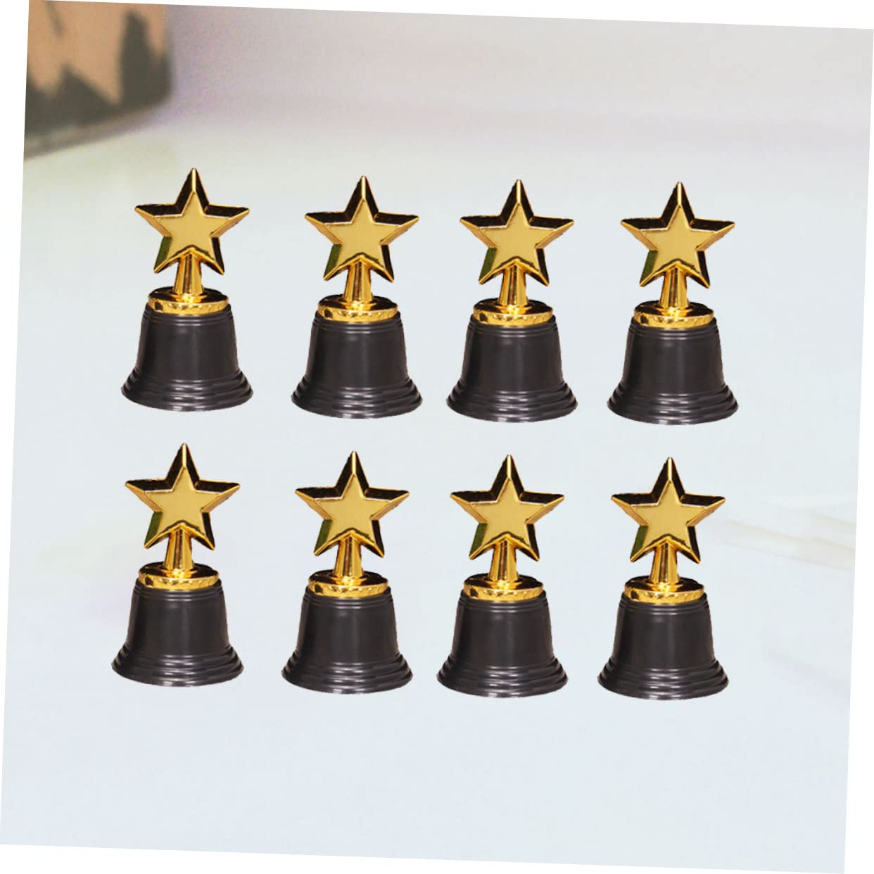 BCOATH 24-Piece Mini Sports Trophy Toy Set for Kids - Simulation Trophies for School Awards, Children's Play & Sports Recognition - Perfect for Classroom Rewards, Birthday Parties & Sports Day Events
