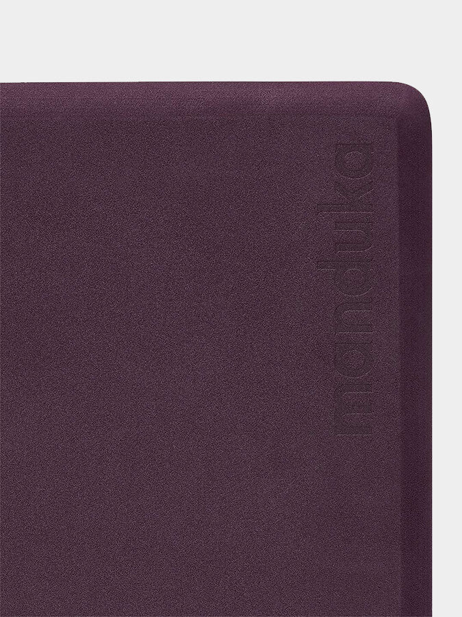 Manduka Recycled EVA Foam Yoga Block - Non-Slip Yoga Brick for Support & Alignment - Ideal for Yoga, Pilates & Meditation at Home or Studio