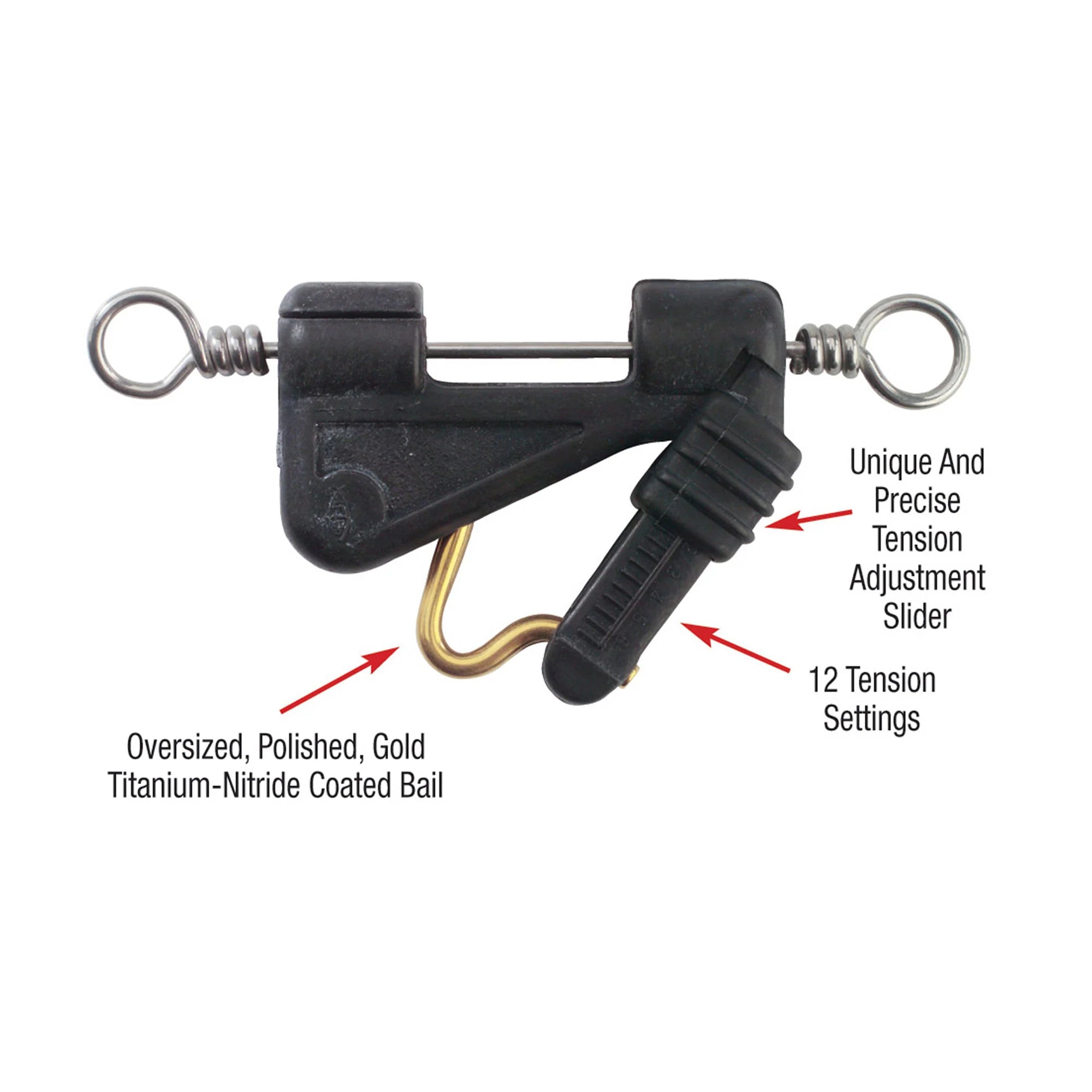 AFTCO Goldfinger Outrigger Release Clip - Heavy Duty Fishing Clip for Trolling & Big Game Fishing - Saltwater & Offshore Fishing Gear Accessories