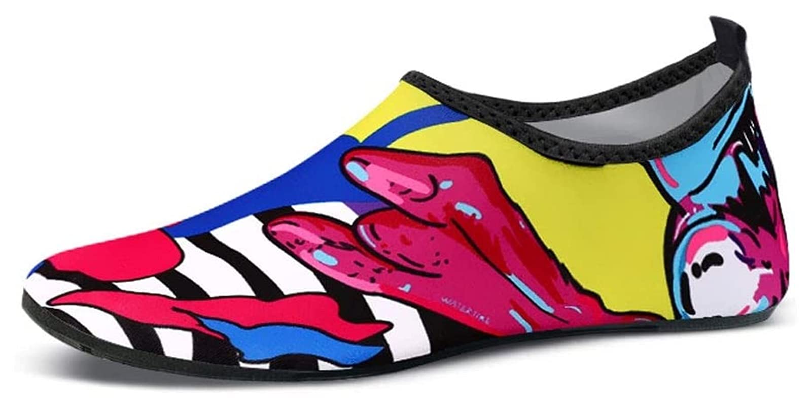 **Non-Slip Cartoon Beach Shoes for Snorkeling, Diving & Swimming - Barefoot Soft Water Shoes for Toddlers, Men & Outdoor Activities - Perfect for Beach, Pool & Water Sports**
