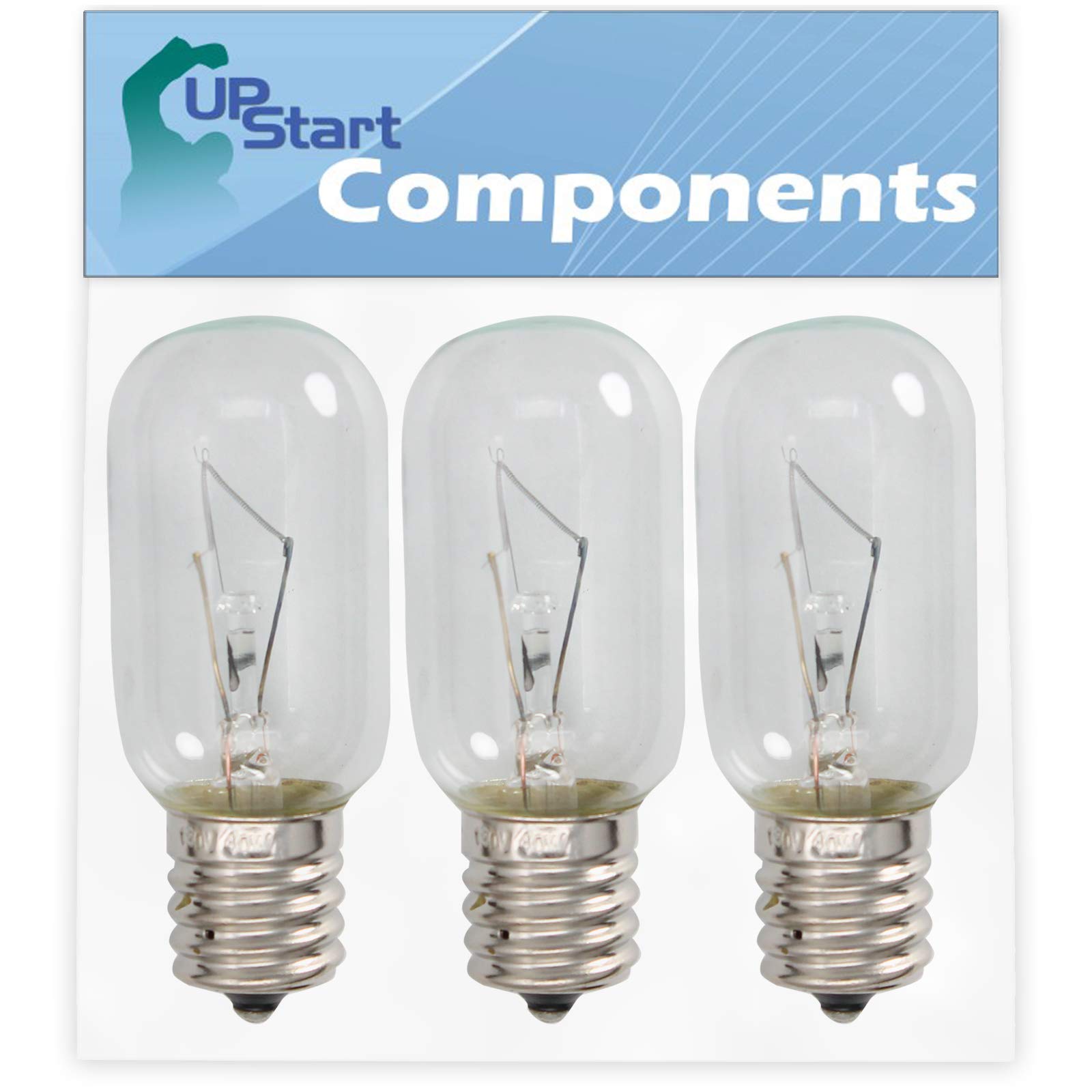 3-Pack Samsung 4713-001013 Microwave Light Bulb Replacement - Compatible with SMH1611W/XAA-0000 & Other Samsung Microwave Models - Perfect for Kitchen Lighting & Appliance Repair