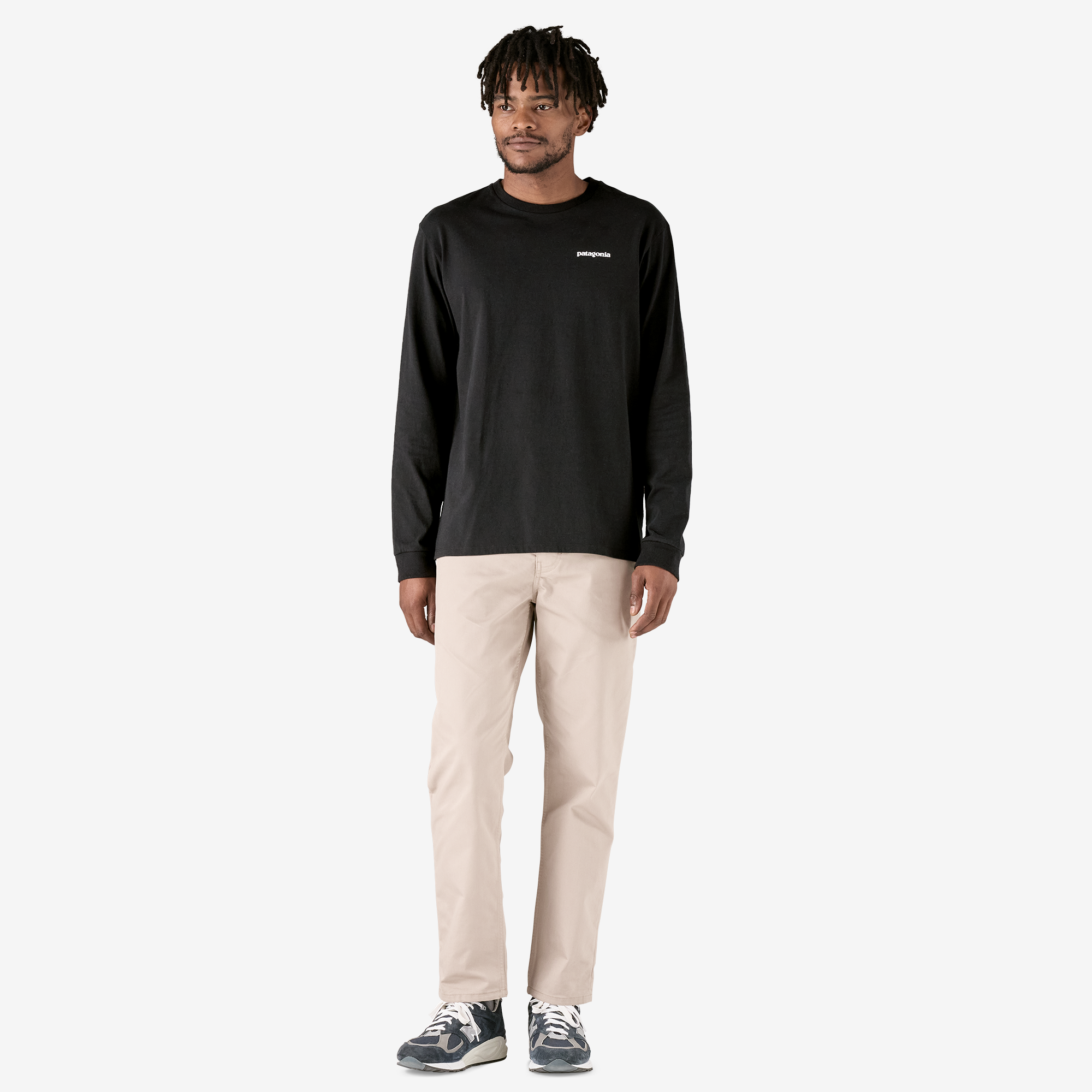Men's Long Sleeve P6 Logo Responsibility Tee® - Comfortable Cotton Crewneck Shirt for Casual Wear & Everyday Outfits