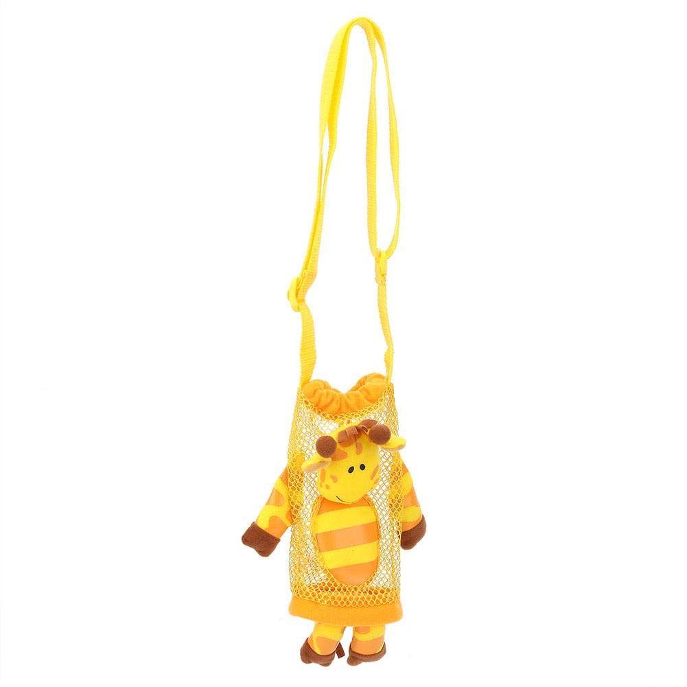 Cartoon Kids Water Bottle Pouch with Handle - for School & Outdoor Play