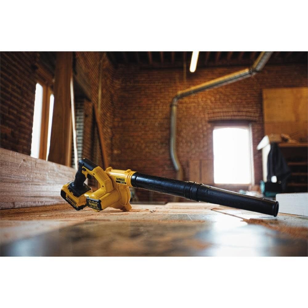DEWALT DCE100B 20V MAX Cordless Leaf Blower - 100 CFM High Airflow, Variable Speed Control, Trigger Lock - Ideal for Yard Cleanup, Driveway Clearing, and Outdoor Maintenance (Bare Tool)
