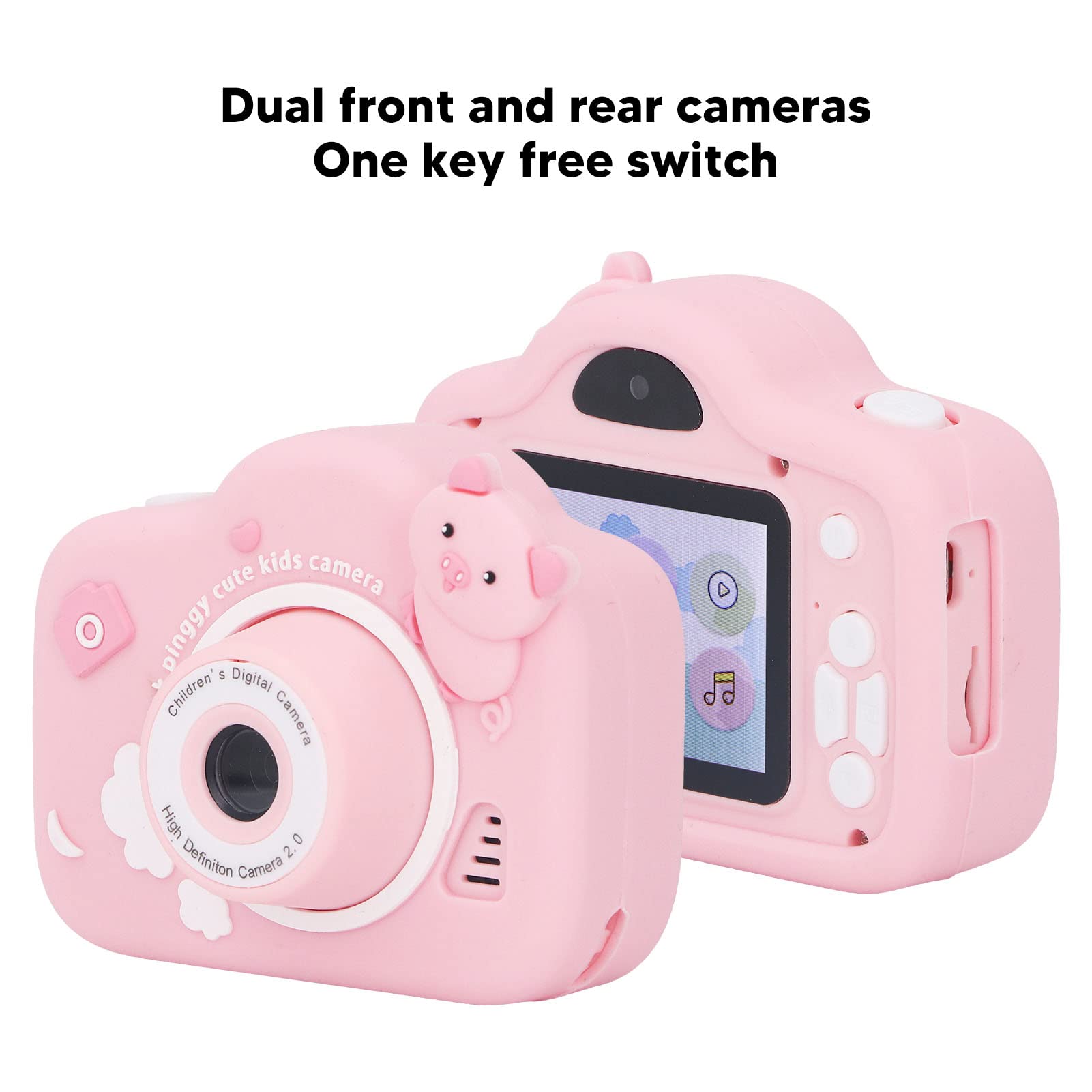 NLDGR Mini Kids Camera - 2.0 Inch HD Screen 2000W Pixels Digital Video Camera for Boys Girls Teens Students | Perfect for Birthday Gifts, Travel Photography & First Camera Experience