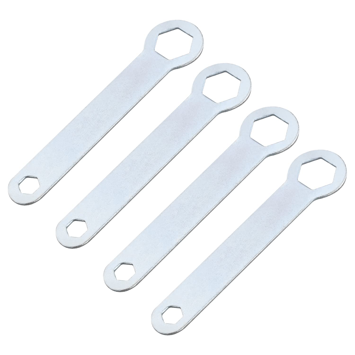 Utoolmart 4-Piece Universal Angle Grinder Wrench Set - Double Ended Box Hex Wrench & Hexagon Spanner for Angle Grinders, Circular Saws - Perfect for Metalworking, Woodworking & DIY Projects