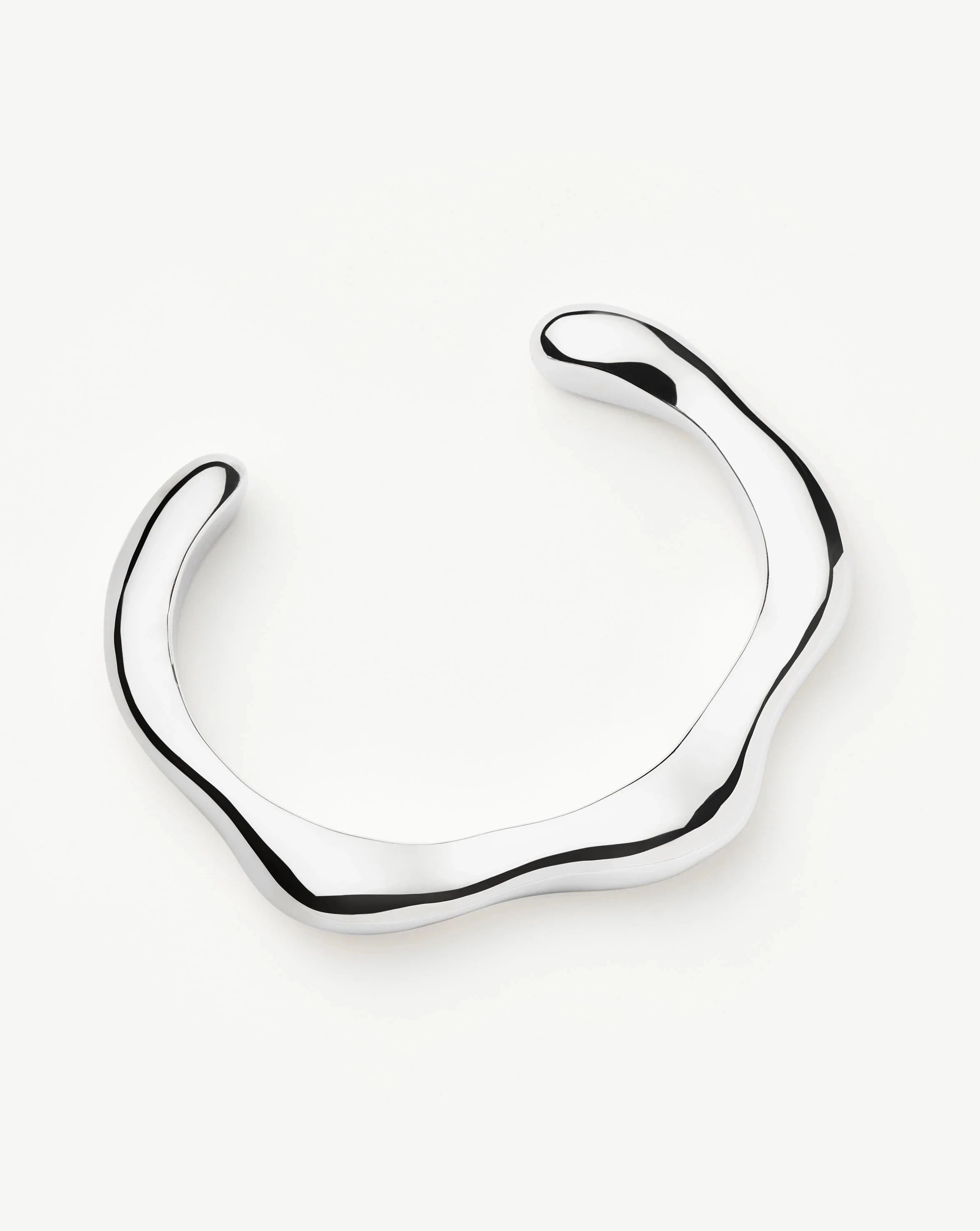 Eny Puffy Cuff Bracelet - Silver Plated Adjustable Bangle for Women | Elegant Jewelry Gift for Birthday, Anniversary & Special Occasions
