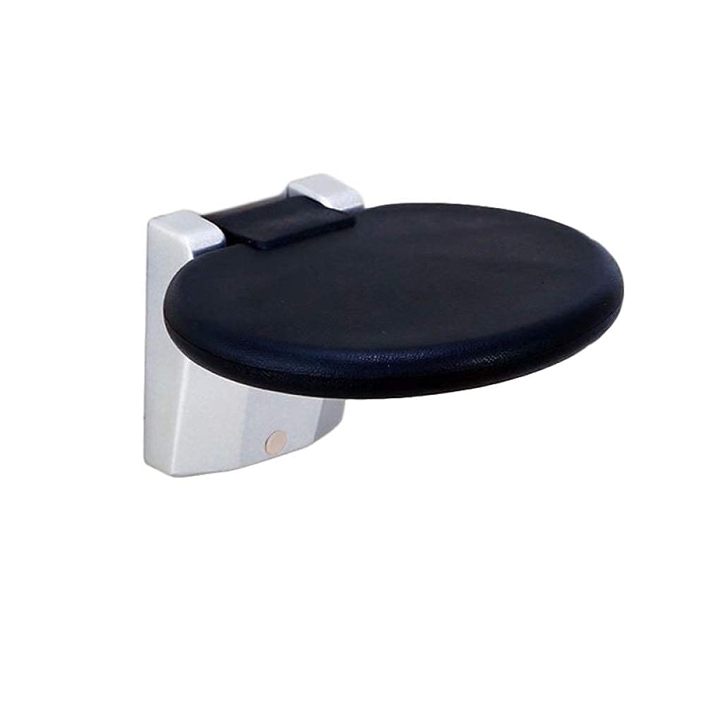 Foldable Shower Chair with Non-Slip Feet - Wall Mounted Bath Stool for Elderly & Disabled - Waterproof Bathtub Seat for Safe Showering - Ideal for Bathroom, Shower Room & Porch Changing Area