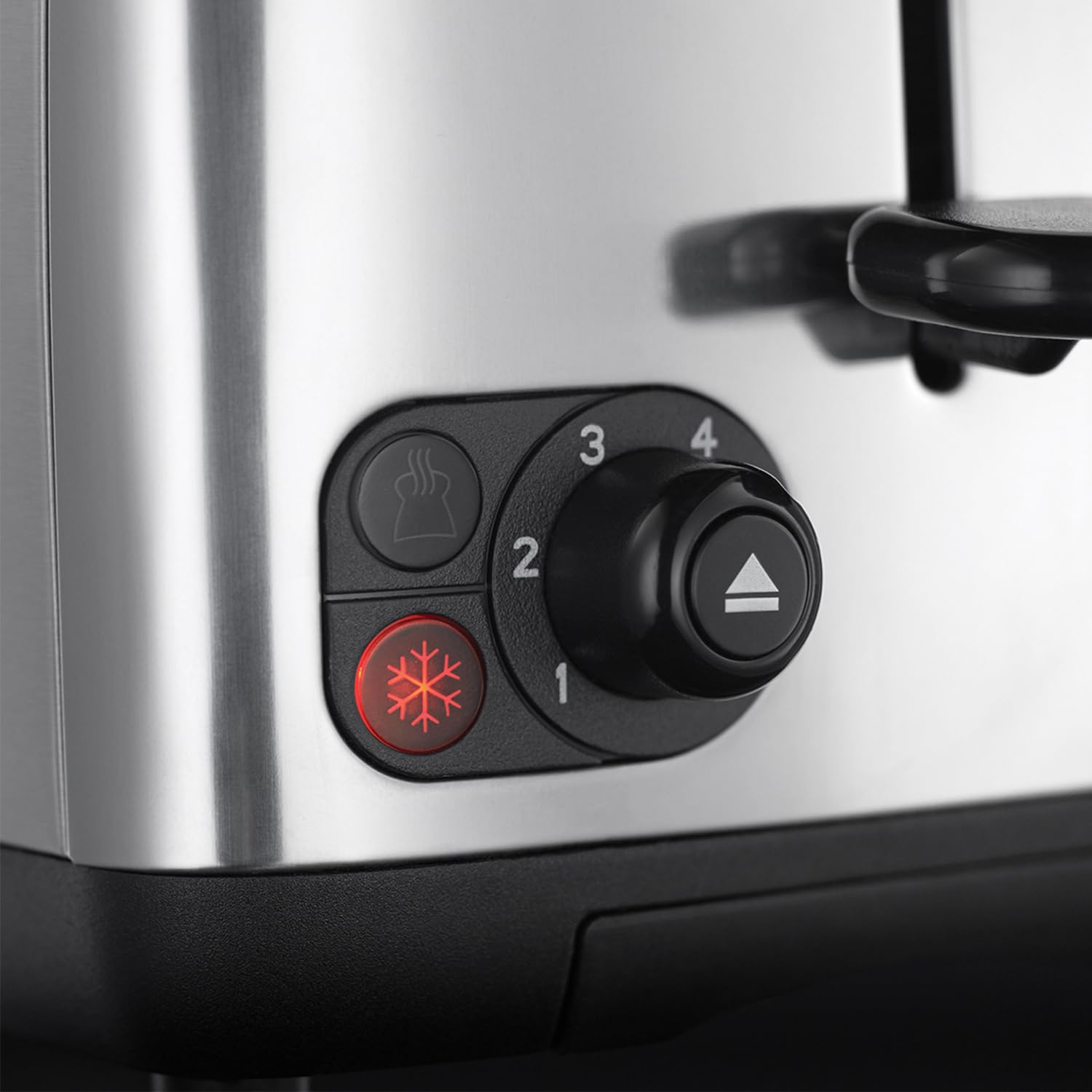 Russell Hobbs 2 Slice Toaster - Wide Slot Stainless Steel Toaster with Perfect Toast Technology, 6 Browning Levels, Frozen & Cancel Function - Ideal for Breakfast, Office, Dorm & Small Kitchens