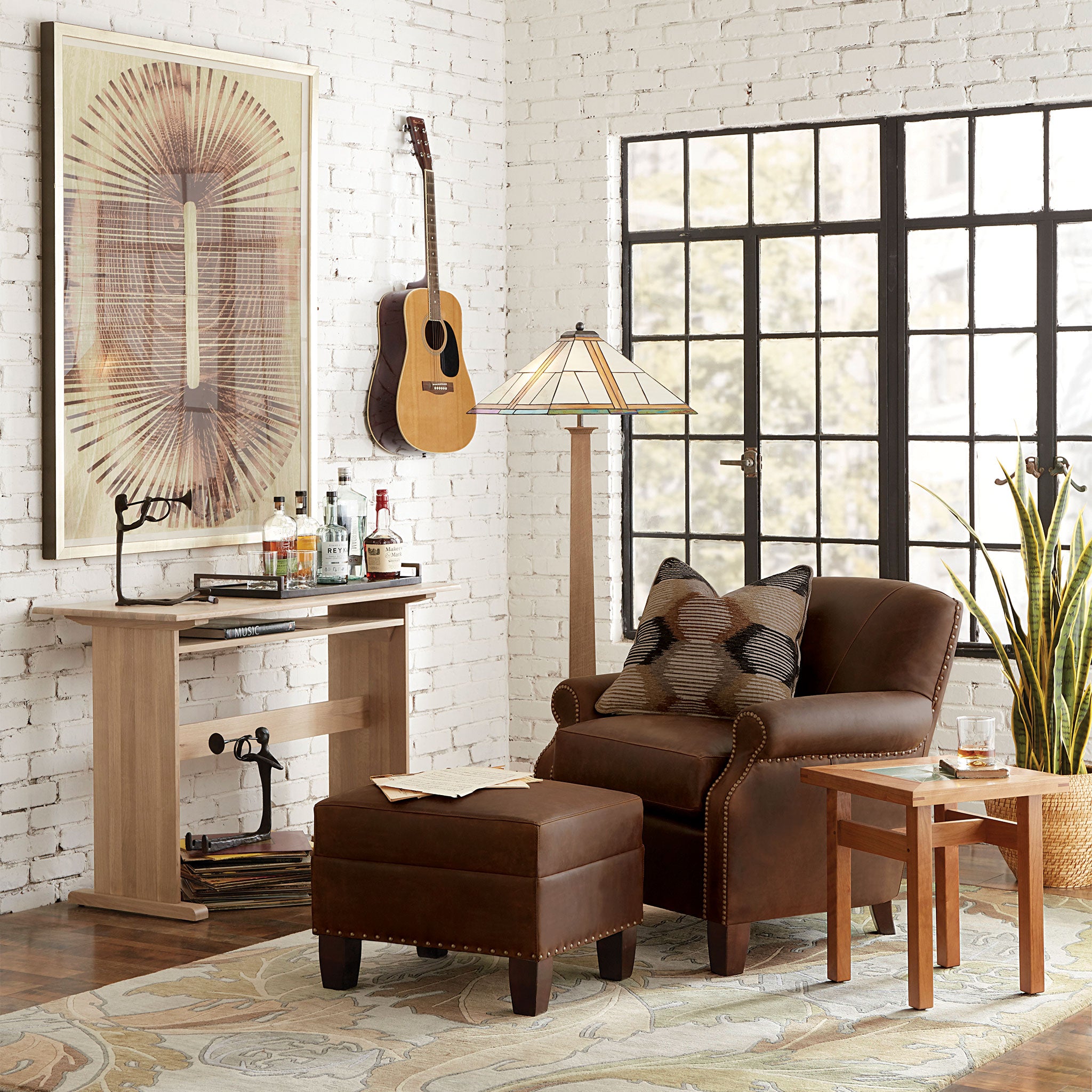 Stylish Beacon Ottoman - Modern Storage Footrest with Removable Cushion | Perfect for Living Room, Bedroom & Home Office