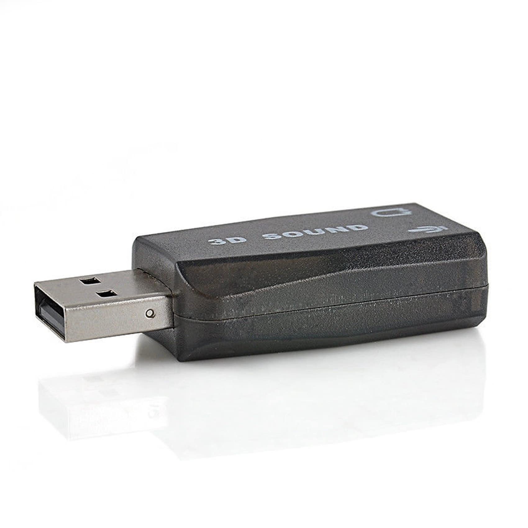 Sefdrert 2-in-1 USB to 3.5mm Headphone & Microphone Adapter - 3D Stereo Sound Card for PC, Laptop, Gaming & VoIP Calls - Plug & Play Audio Converter for Streaming, Recording & Online Meetings