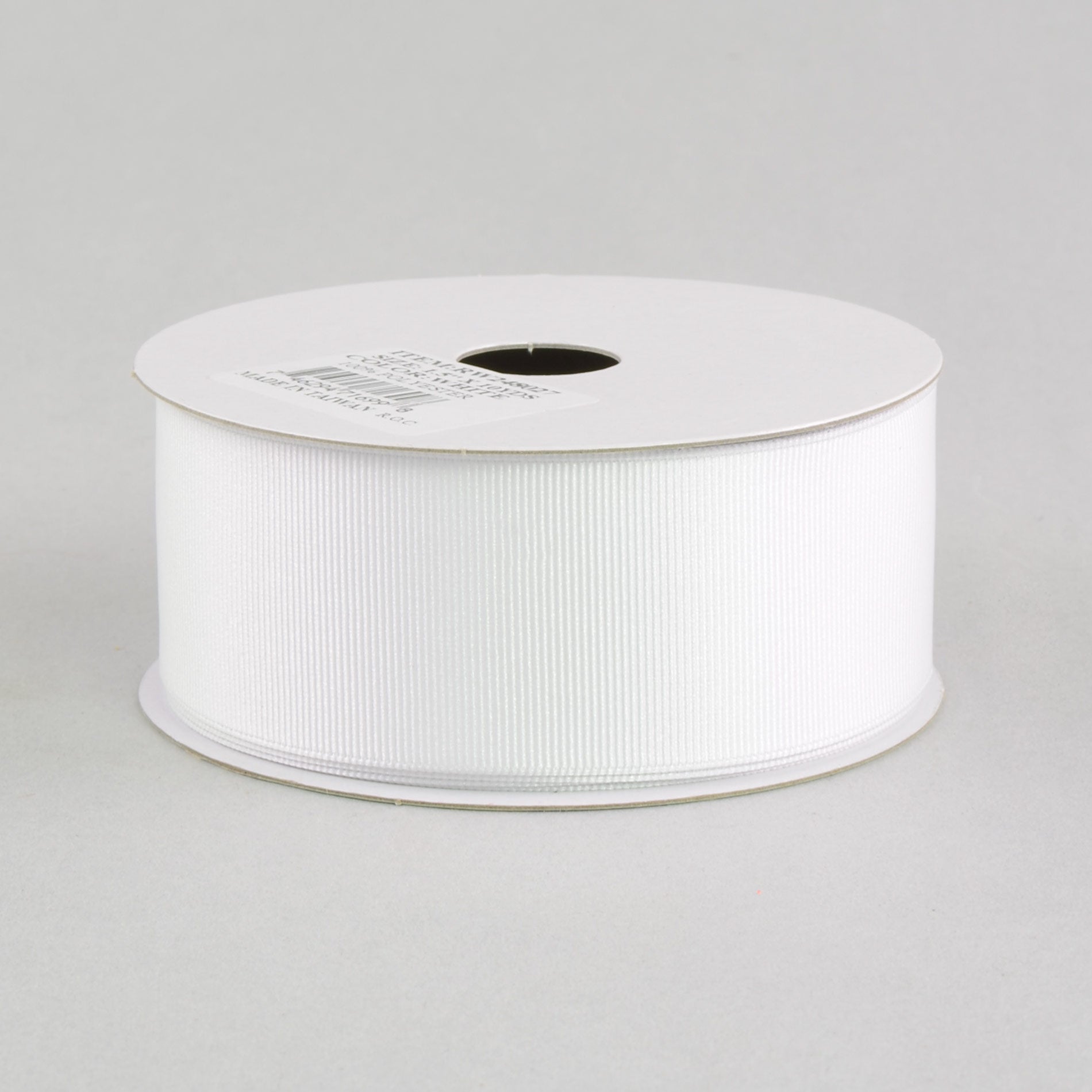 1.5 Inch Grosgrain Ribbon Wired - White (10 Yards) for Gift Wrapping, Wedding Decorations & DIY Crafts