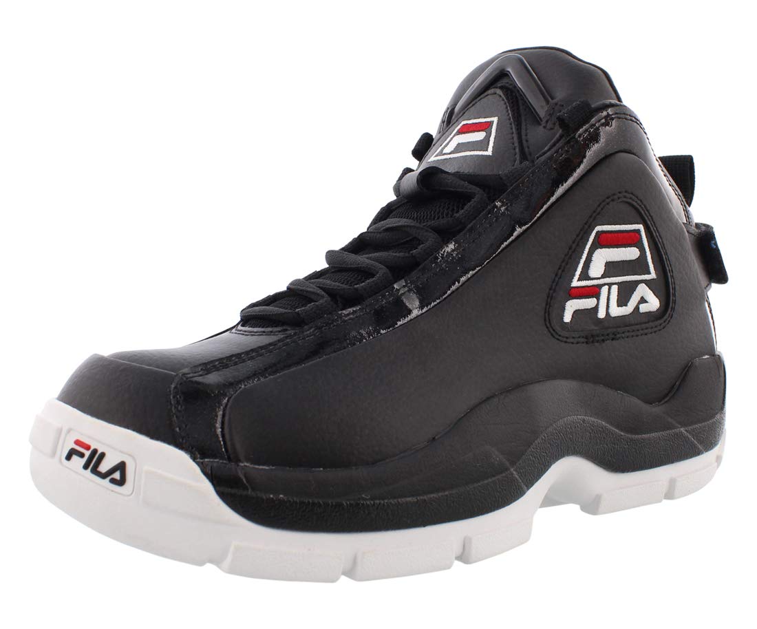 Fila Men's 96 Retro Basketball Shoes - Classic White High-Top Sneakers for Streetwear & Casual Style | Perfect for Basketball, Gym, and Everyday Wear