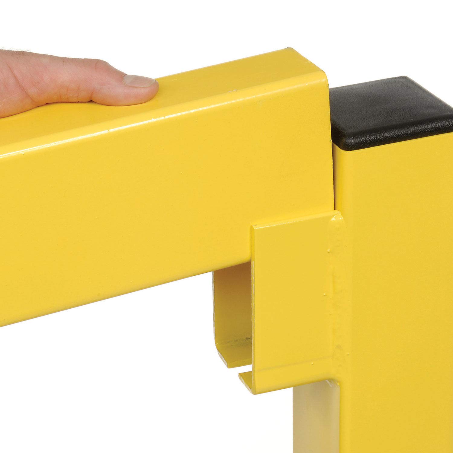 11 Gauge Yellow Double Inline Post - Heavy Duty Steel Fence Post for Farm, Ranch, and Garden Security
