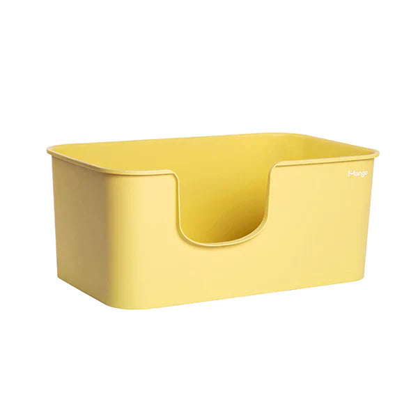 Premium Mango Open Litter Box for Large Cats - Extra Spacious Design for Comfortable Use | Ideal for Maine Coons, Ragdolls & Big Breeds | Perfect for Home, Apartment & Multi-Cat Households