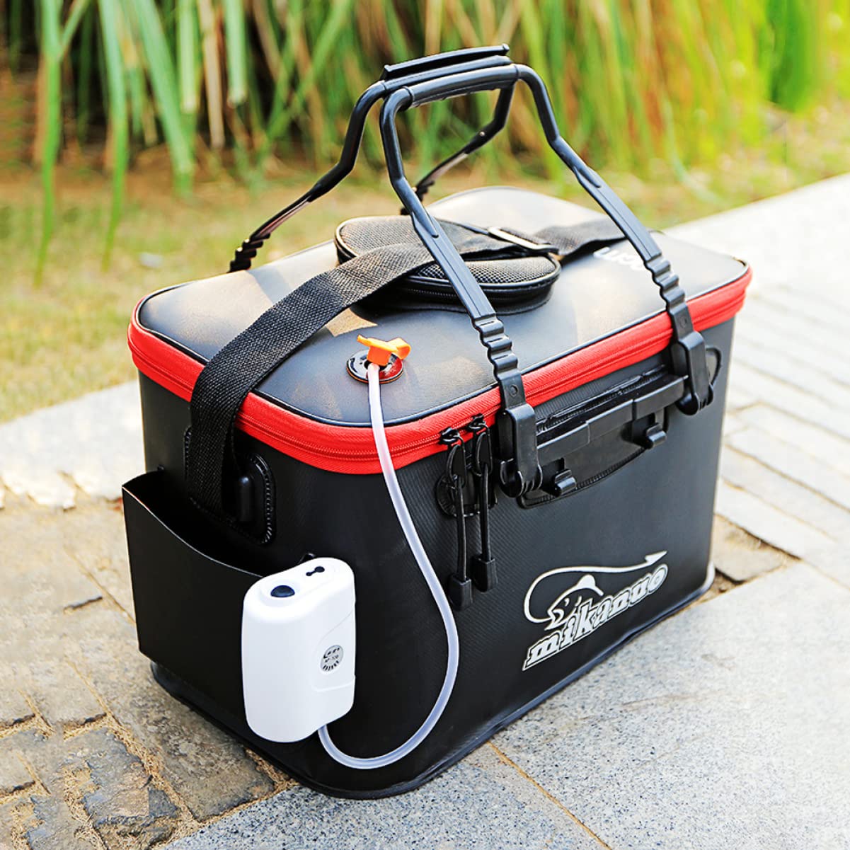 BESPORTBLE Collapsible Fishing Box - Waterproof Foldable Fish Bucket for Outdoor Fishing, Camping & Beach Trips | Portable Storage Solution for Tackle, Bait & Catch