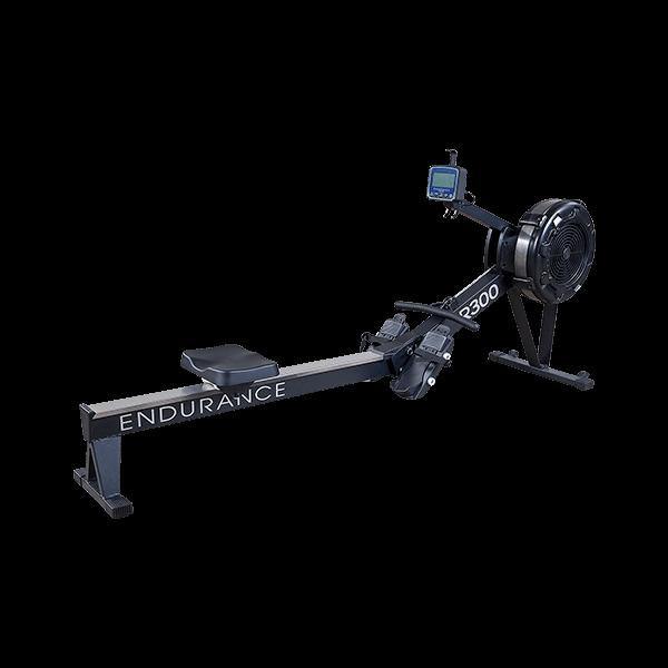 Body Solid Endurance R300 Rowing Machine for Home Gym - Full Body Workout Equipment with LCD Monitor for Cardio & Strength Training | Perfect for Small Spaces & Indoor Fitness