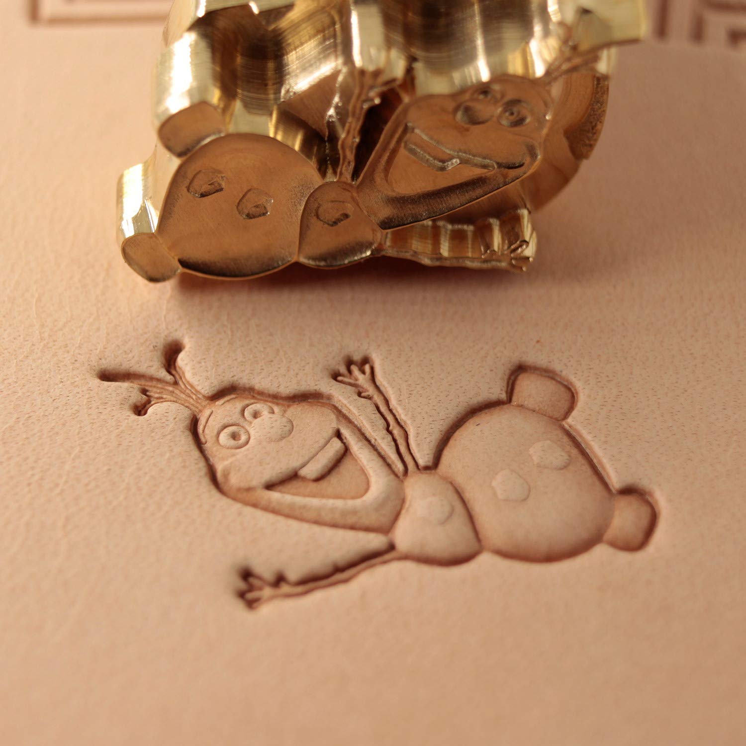 Snowman Leather Stamp Tool for Leathercrafting & DIY Projects