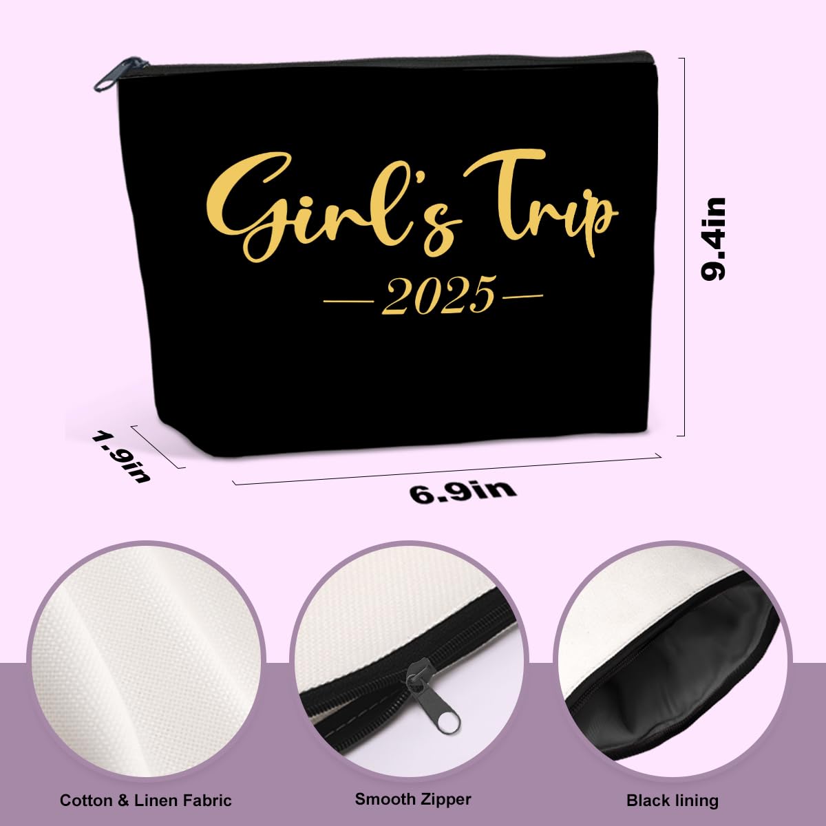 **Stylish Weekend Travel Bag for Teen Girls & Women - Perfect Gift for Sister, Auntie, BFF, Besties - Big Little Soul Sister Christmas Birthday Present - Ideal for Girls' Getaway & Makeup Storage**    *(Use Case: Great for travel, sleepovers, beach trips, gym essentials, or as a chic everyday tote!)*