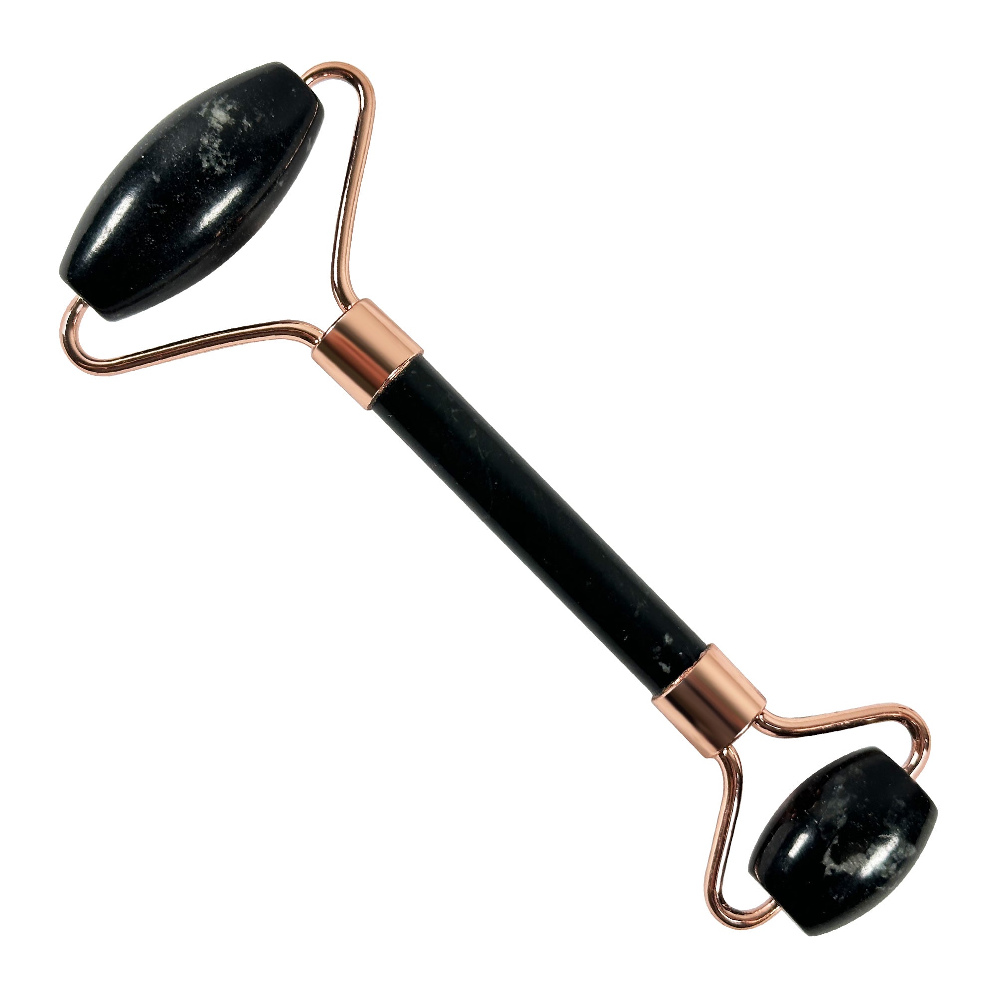Black Jade Face Roller Massage Tool for Skincare & Anti-Aging - Natural Jade Stone Facial Massager for Lymphatic Drainage & Puffiness Reduction (RSH254) - Perfect for Daily Skincare Routine & Spa Relaxation