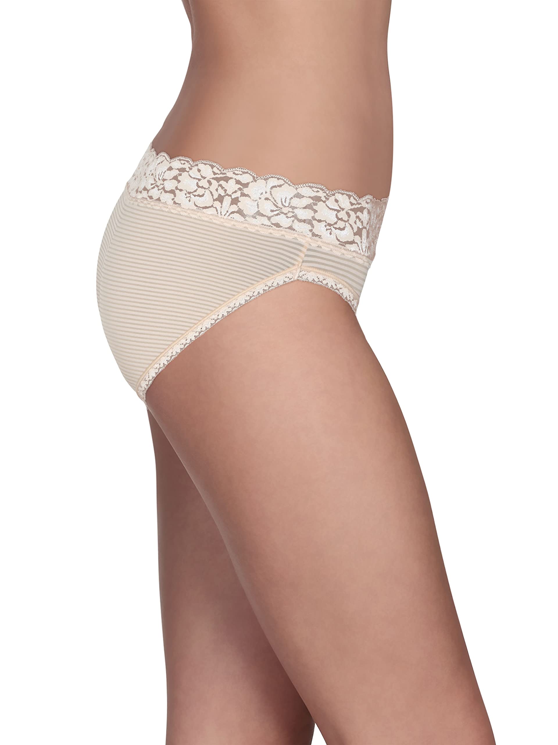 Vanity Fair Women's Lace Panties - Lightweight, Silky & Stretchy Underwear for Everyday Comfort | Perfect for Work, Travel & Relaxation