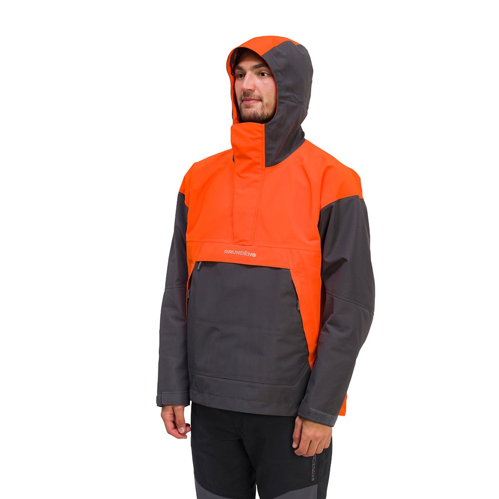 Grundens Buoy X GORE-TEX Anorak Waterproof Fishing Jacket - Men's Outdoor Raincoat for Boating, Hiking & Extreme Weather Protection