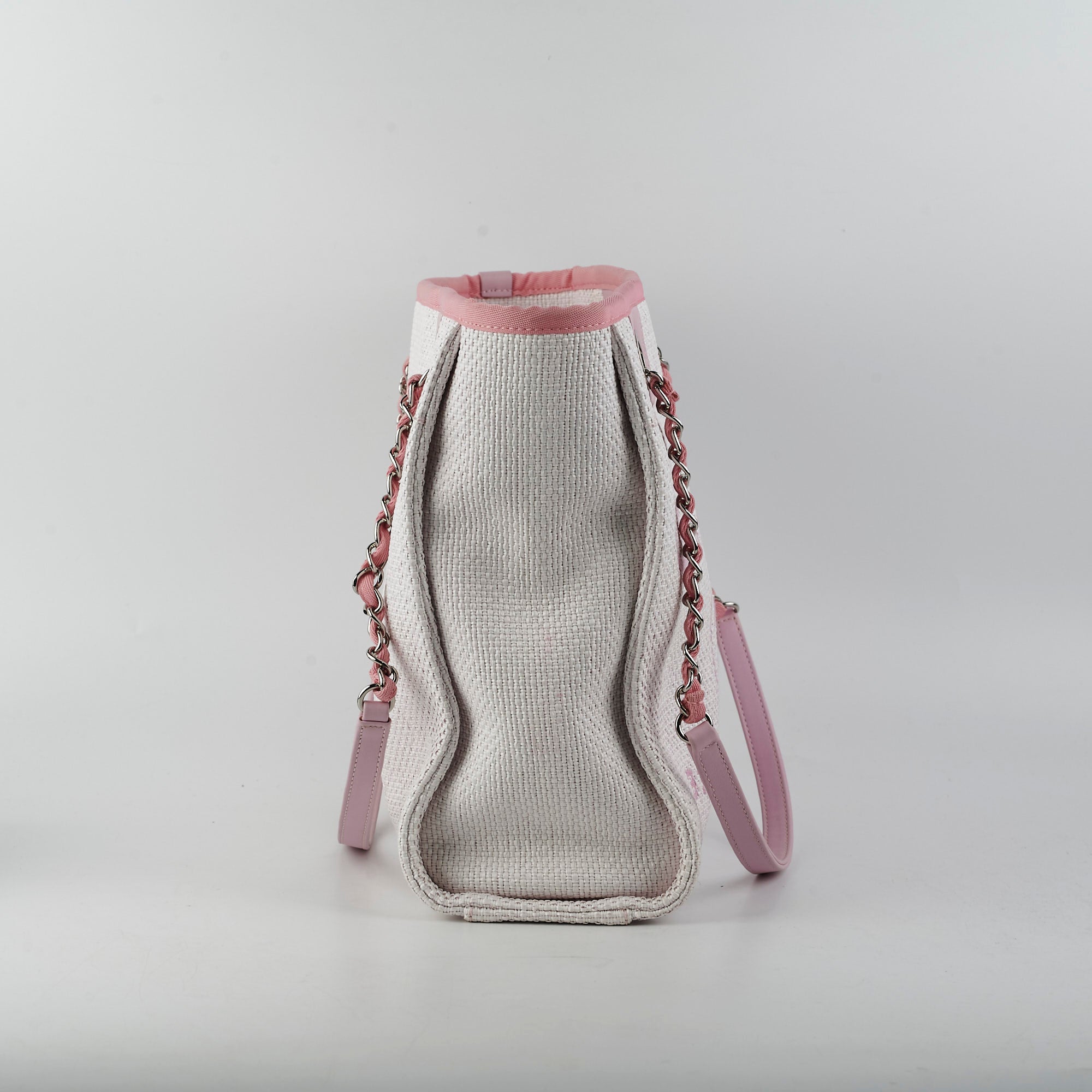 Chanel Deauville Small Tote Bag in Pink | Luxury Designer Handbag for Women | Perfect for Everyday Use, Travel & Shopping