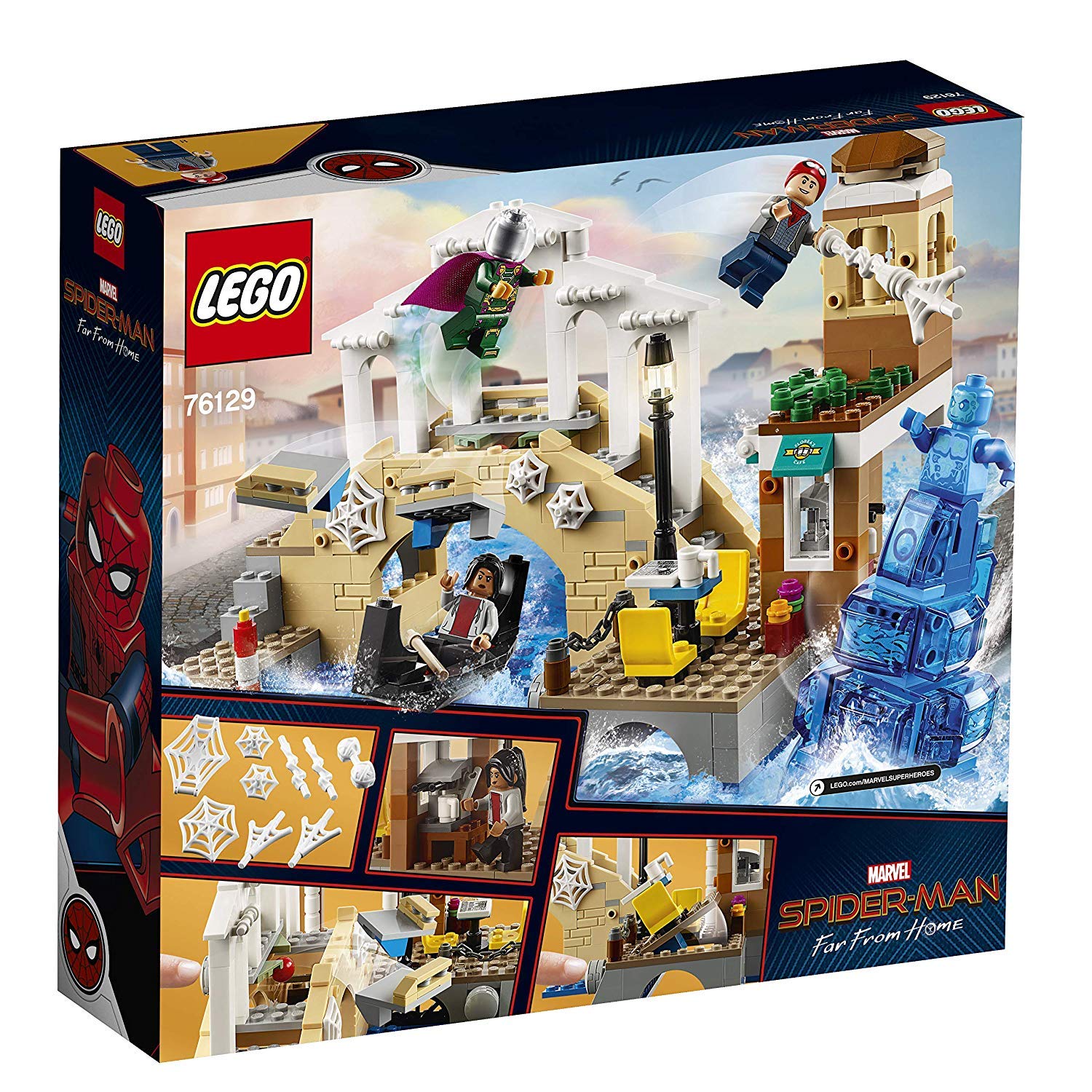 LEGO 76129 Super Heroes Spider-Man Hydro-Man Attack Building Set | Marvel Superhero Toy for Kids & Collectors | Creative Play & Display Gift Idea