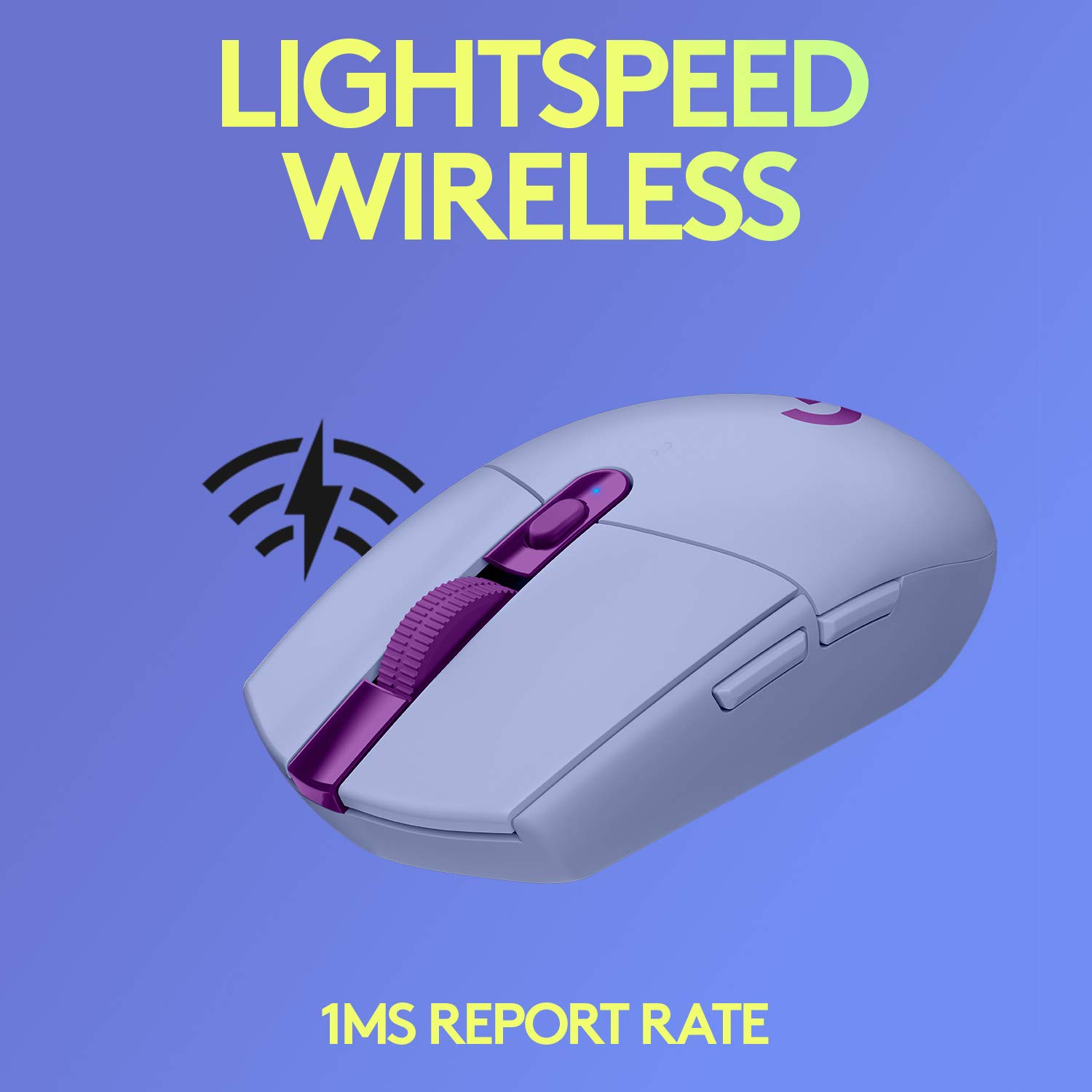 Logitech G305 Lightspeed Wireless Gaming Mouse & G733 Lightspeed Wireless Gaming Headset Combo - Lilac | Wireless PC Gaming Setup for Esports, Streaming & Home Office