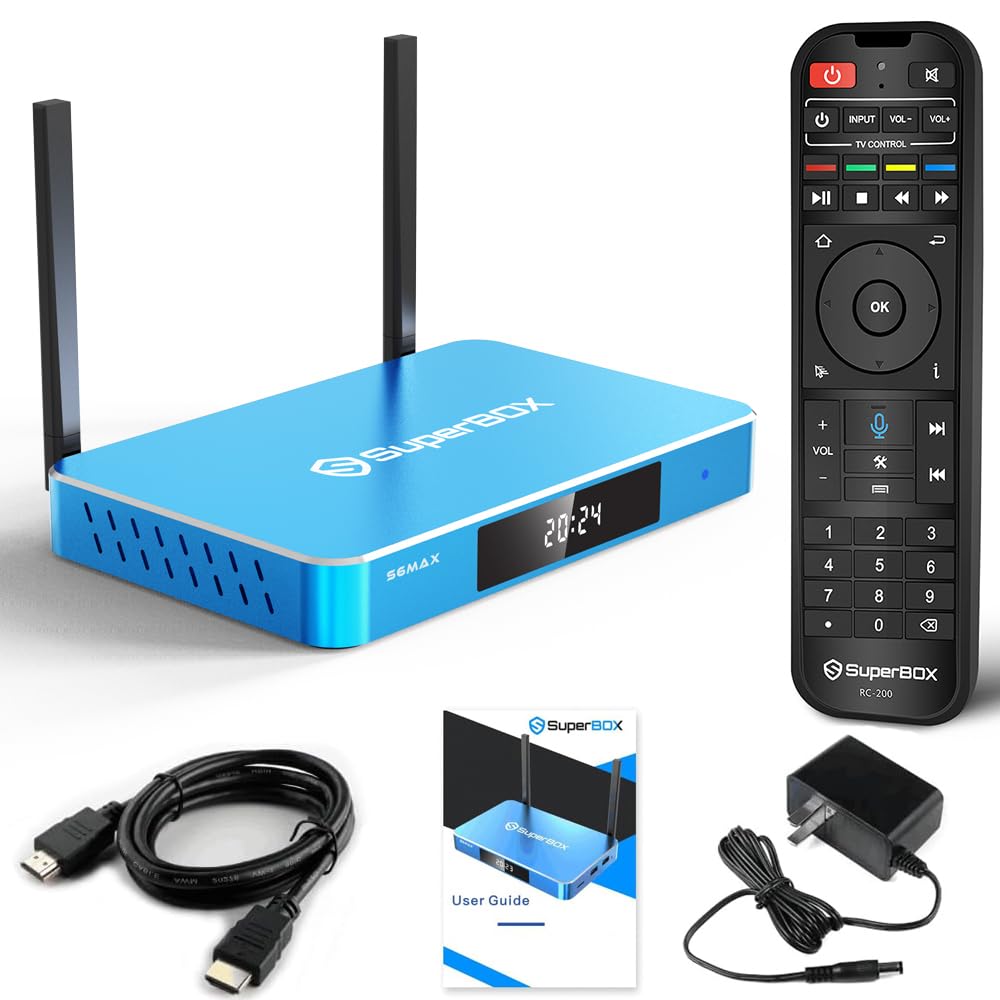 2025 Version 6K HDR Streaming Media Player - Watch Movies, TV Shows & Sports with Voice Remote | Perfect for Home Theater & Entertainment Systems