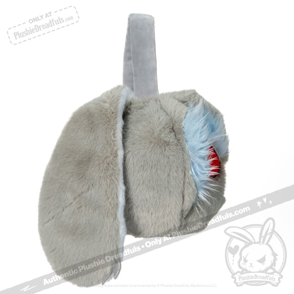 Plushie Dreadfuls Werewolf Bunny Stuffed Animal - Werebun the Cute & Spooky Head Bag for Halloween Decor, Cosplay & Gothic Collectors